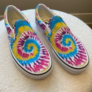 Vans Tie Dye Classic Slip On Women’s Size 8.5 Men’s Size 7